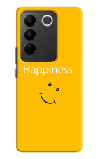 Happiness With Smiley Vivo V27/V27 Pro Hard Case Back Cover by Casekaro