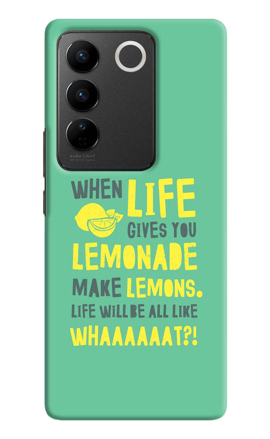 Quote Vivo V27/V27 Pro Hard Case Back Cover by Casekaro