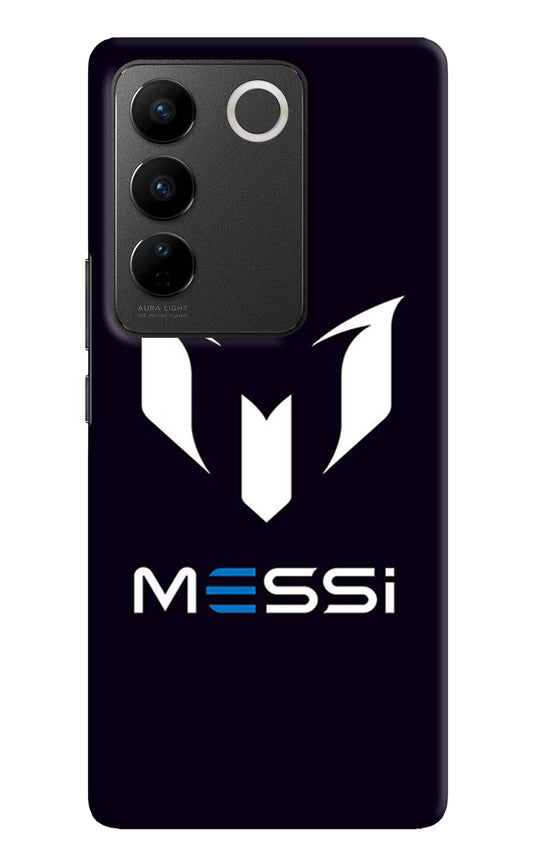Messi Logo Vivo V27/V27 Pro Hard Case Back Cover by Casekaro