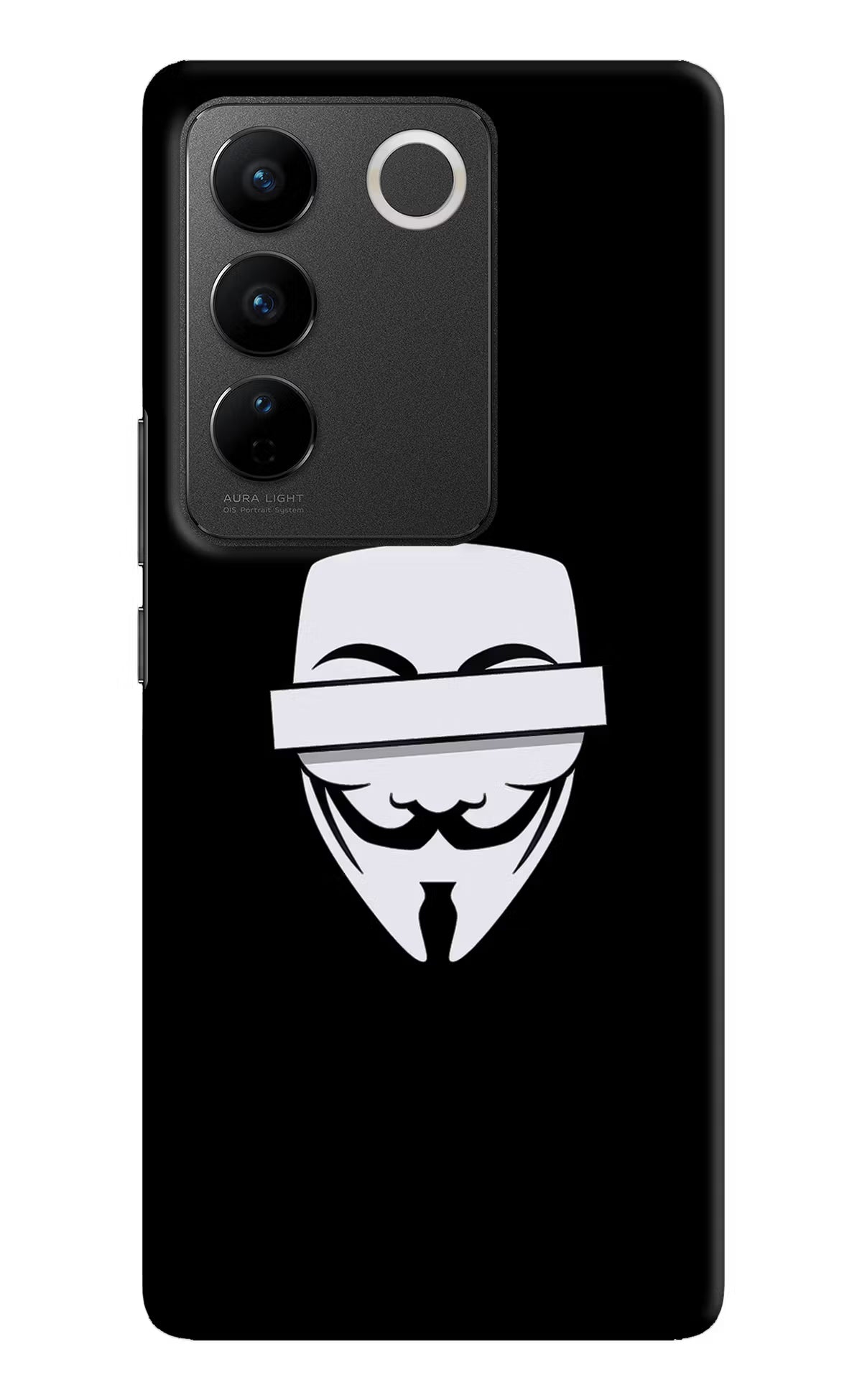 Anonymous Face Vivo V27/V27 Pro Hard Case Back Cover by Casekaro