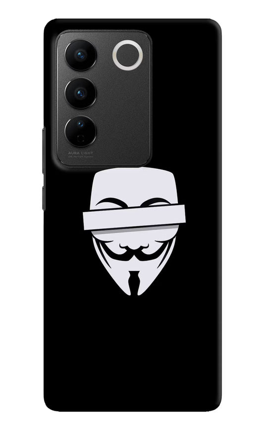 Anonymous Face Vivo V27/V27 Pro Hard Case Back Cover by Casekaro