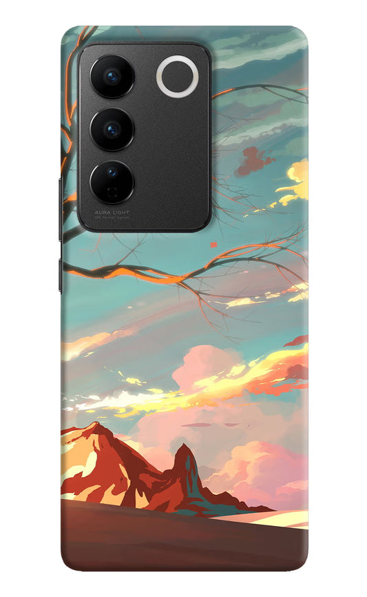 Scenery Vivo V27/V27 Pro Hard Case Back Cover by Casekaro