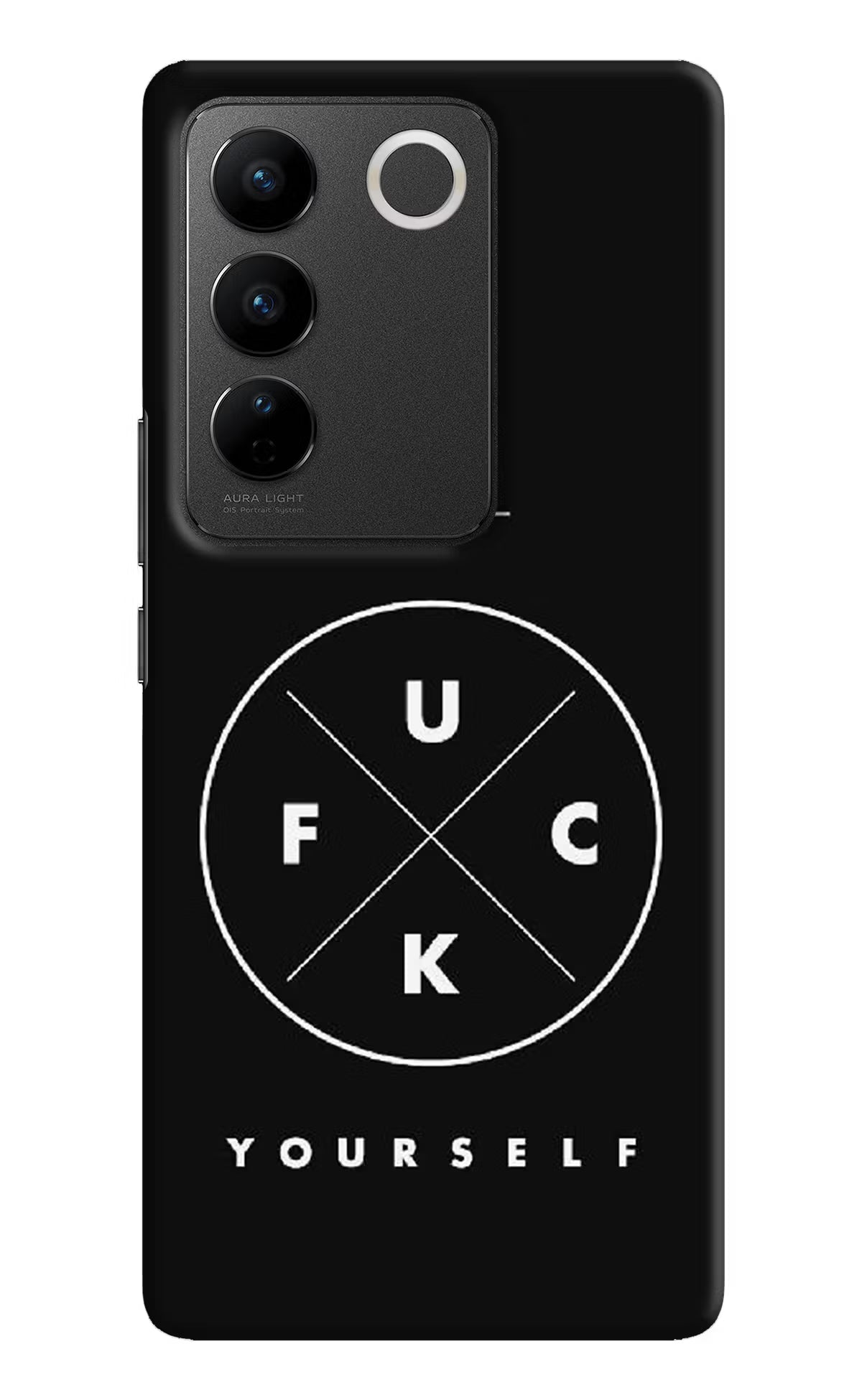 Go Fuck Yourself Vivo V27/V27 Pro Hard Case Back Cover by Casekaro