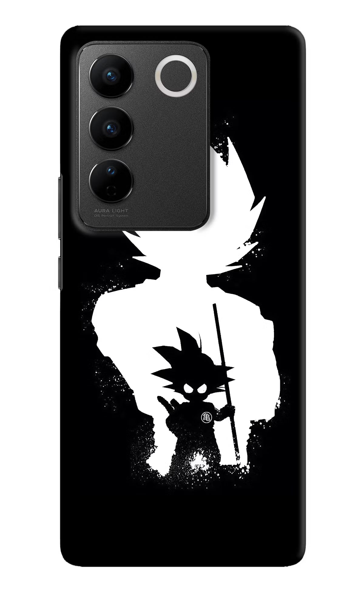 Goku Shadow Vivo V27/V27 Pro Hard Case Back Cover by Casekaro