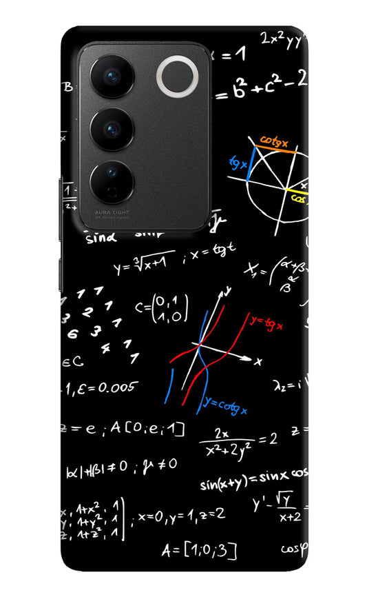 Mathematics Formula Vivo V27/V27 Pro Hard Case Back Cover by Casekaro