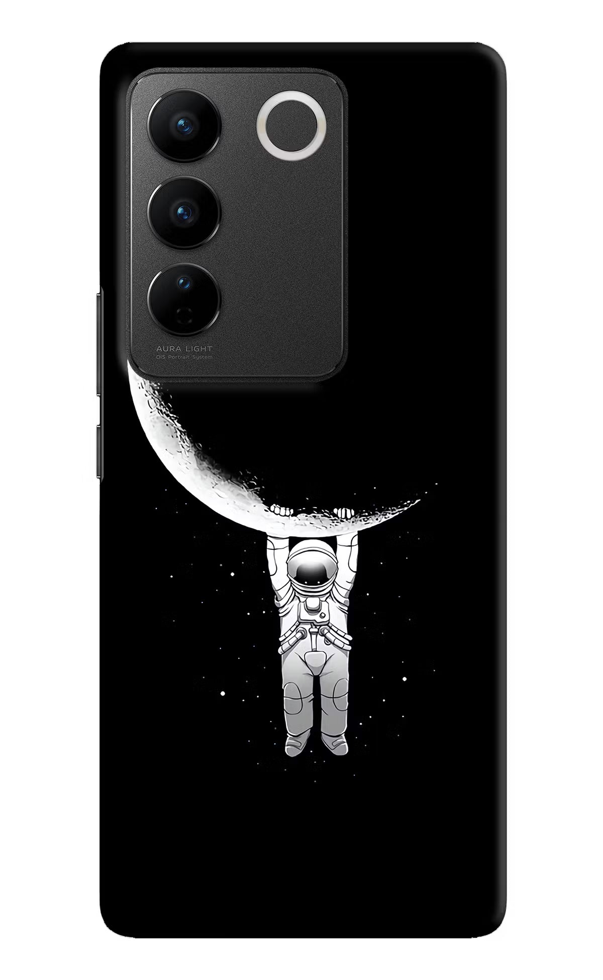 Moon Space Vivo V27/V27 Pro Hard Case Back Cover by Casekaro