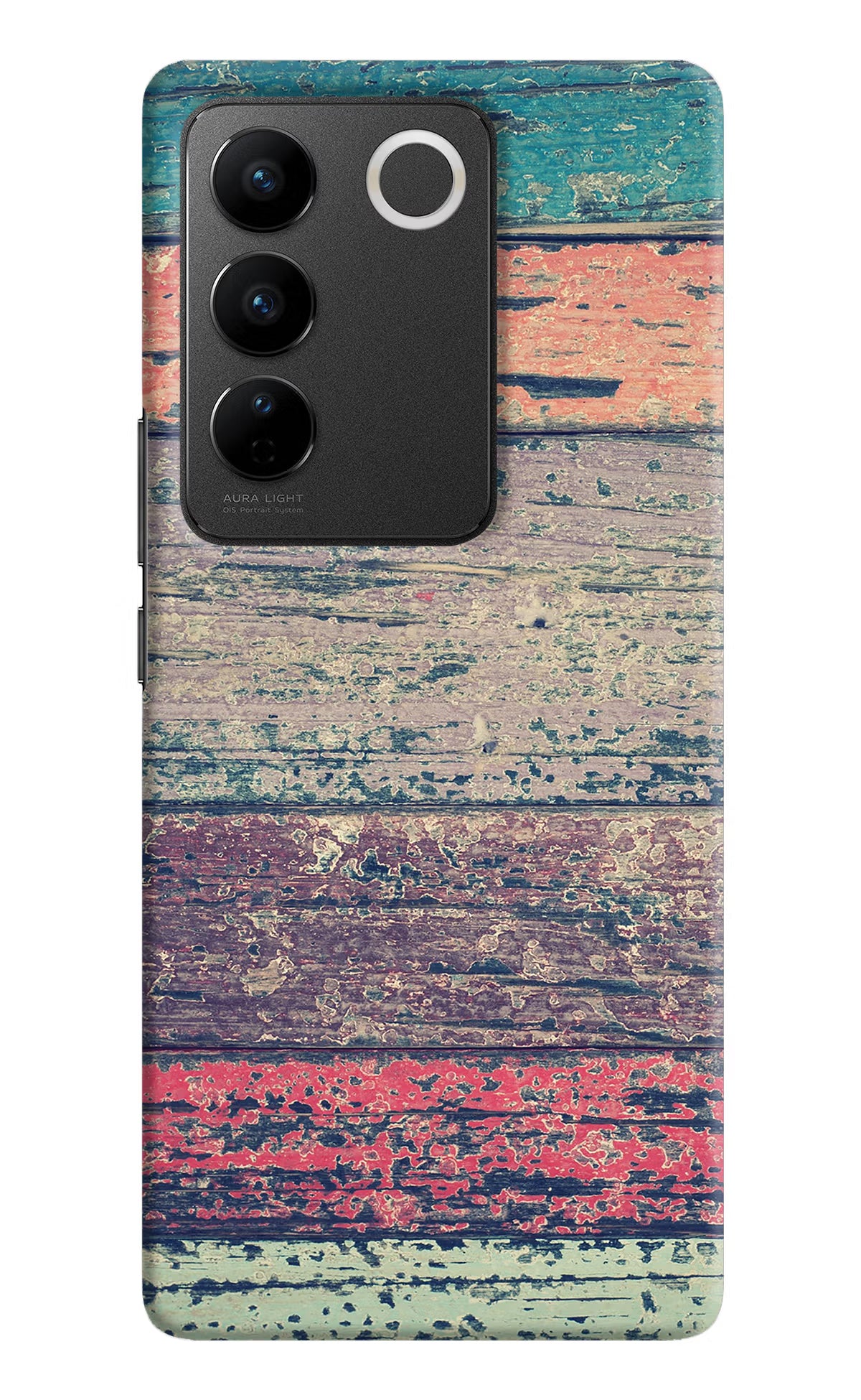 Colourful Wall Vivo V27/V27 Pro Hard Case Back Cover by Casekaro