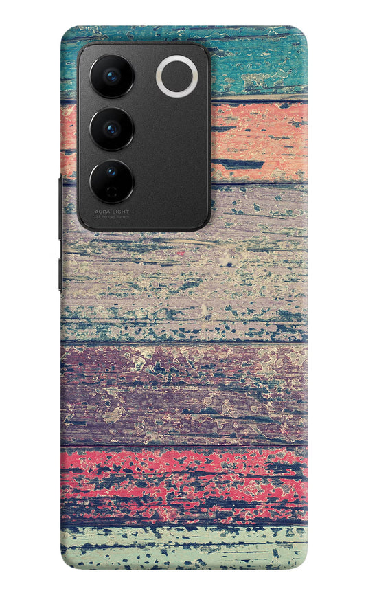 Colourful Wall Vivo V27/V27 Pro Hard Case Back Cover by Casekaro