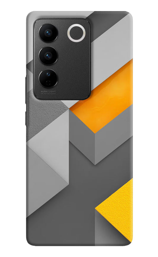 Abstract Vivo V27/V27 Pro Hard Case Back Cover by Casekaro