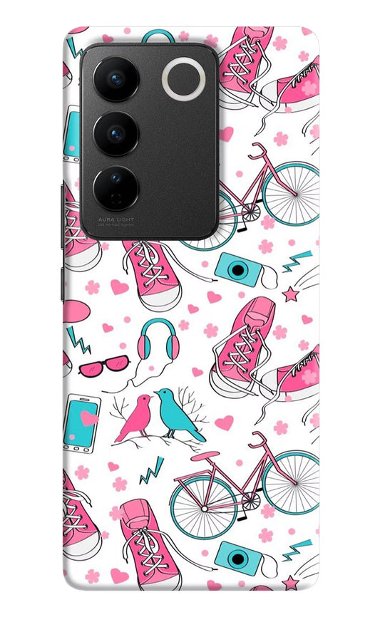 Artwork Vivo V27/V27 Pro Hard Case Back Cover by Casekaro