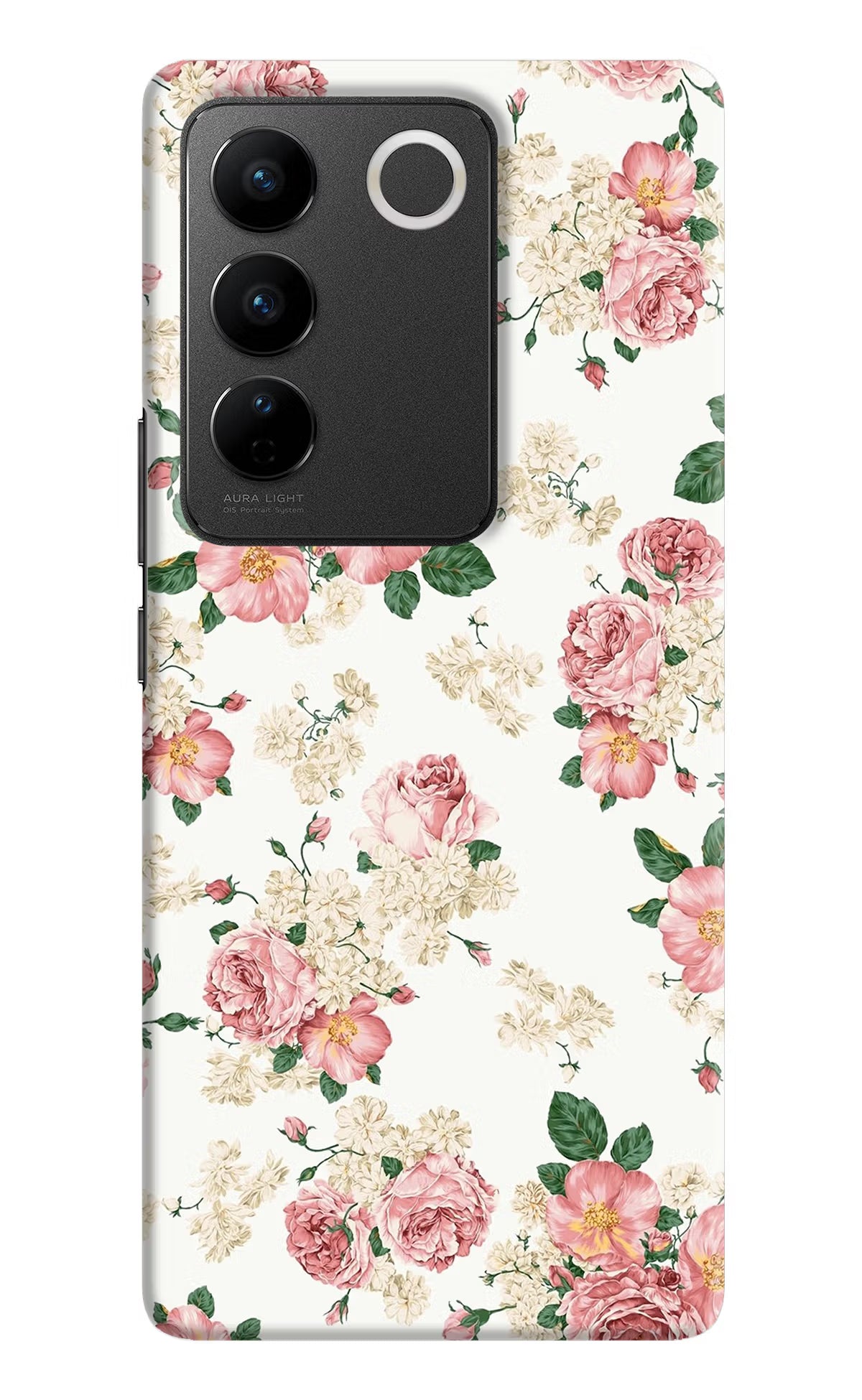 Flowers Vivo V27/V27 Pro Hard Case Back Cover by Casekaro