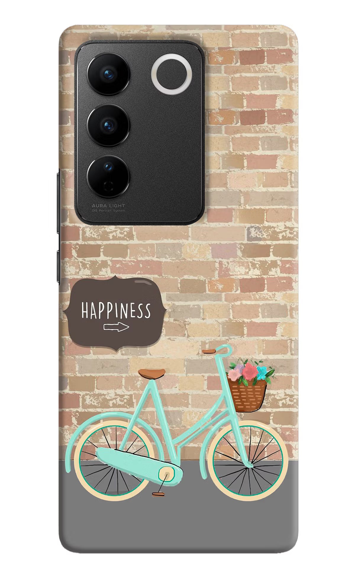 Happiness Artwork Vivo V27/V27 Pro Hard Case Back Cover by Casekaro