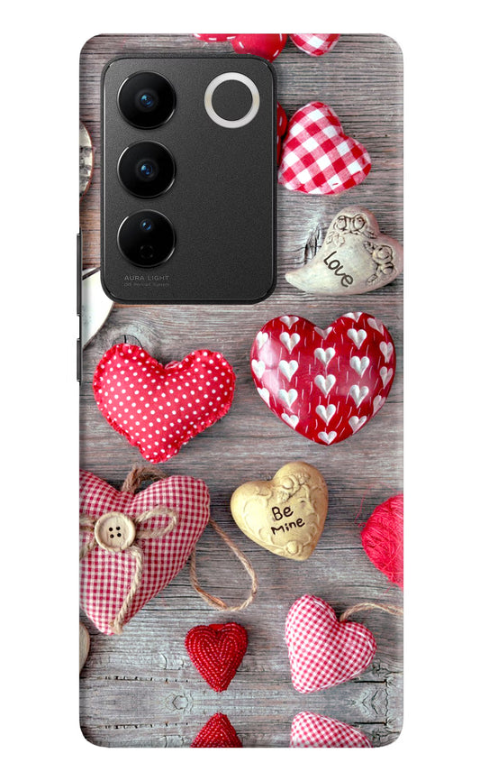 Love Wallpaper Vivo V27/V27 Pro Hard Case Back Cover by Casekaro