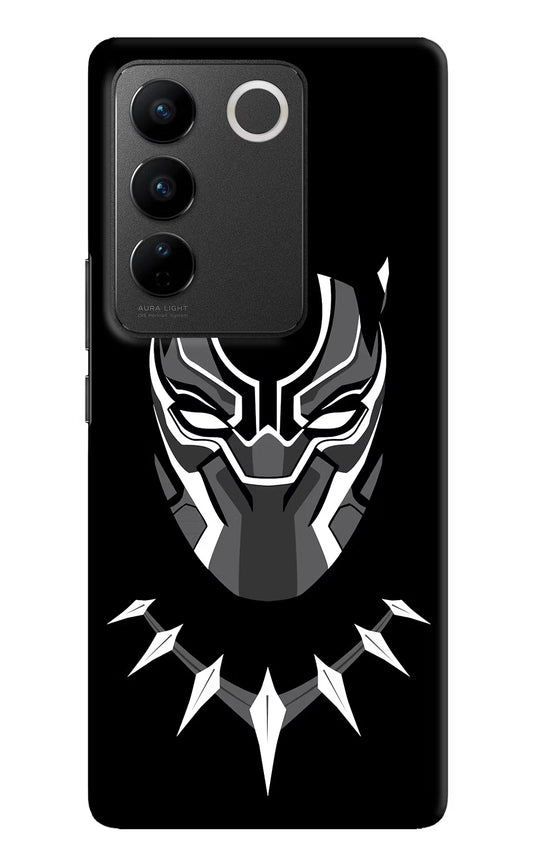 Black Panther Vivo V27/V27 Pro Hard Case Back Cover by Casekaro