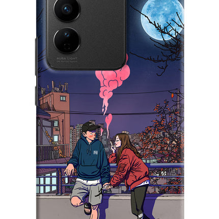 Chilling Couple Vivo V27/V27 Pro Hard Case Back Cover by Casekaro