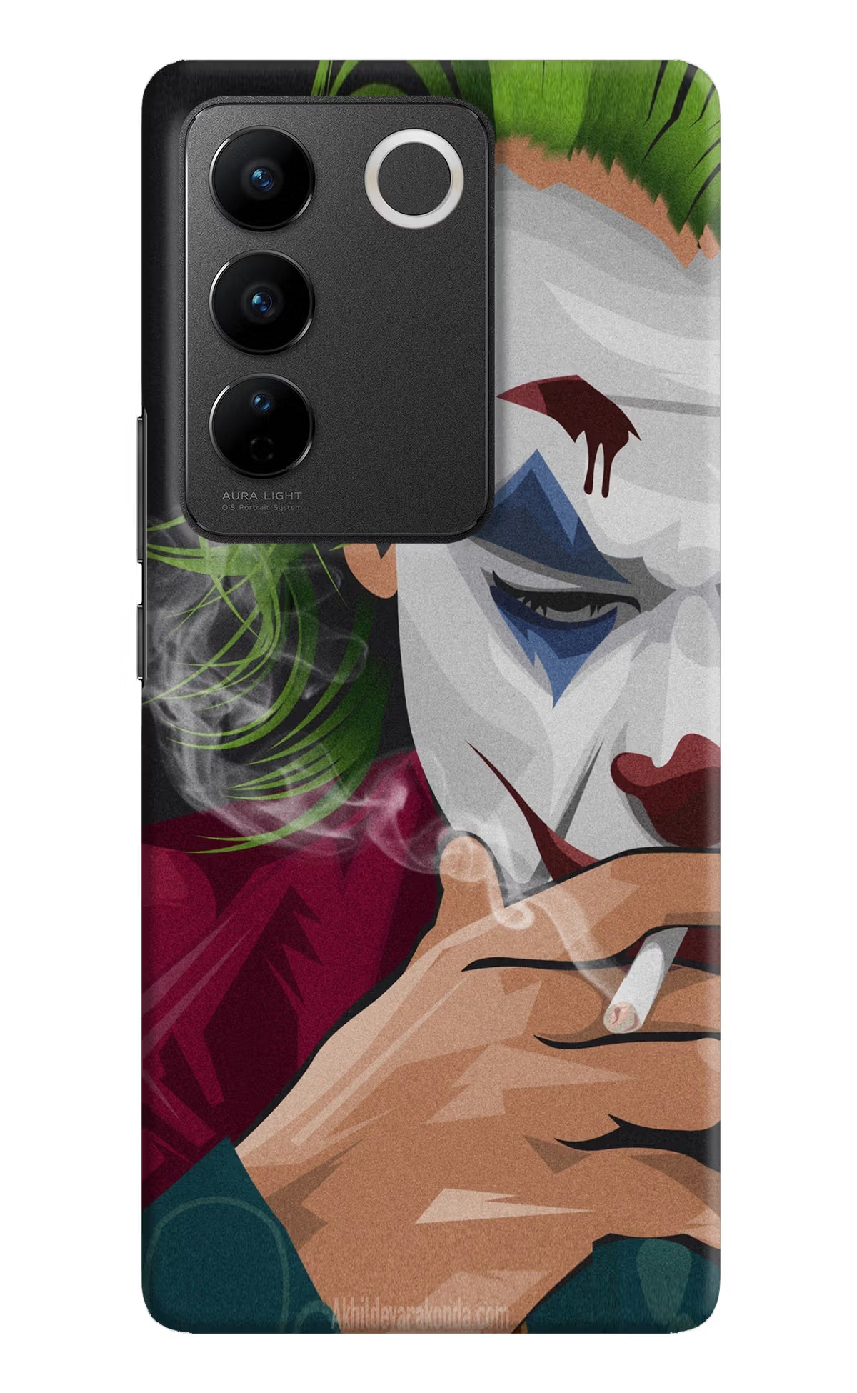 Joker Smoking Vivo V27/V27 Pro Hard Case Back Cover by Casekaro