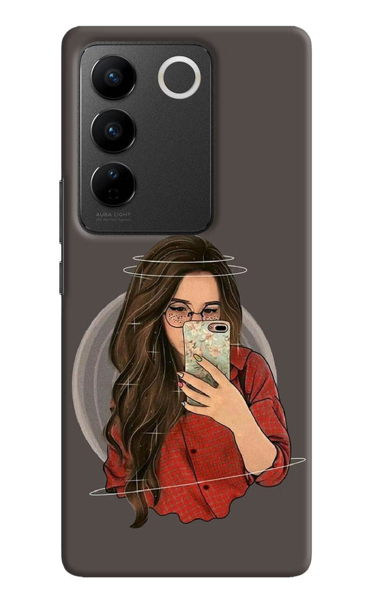 Selfie Queen Vivo V27/V27 Pro Hard Case Back Cover by Casekaro