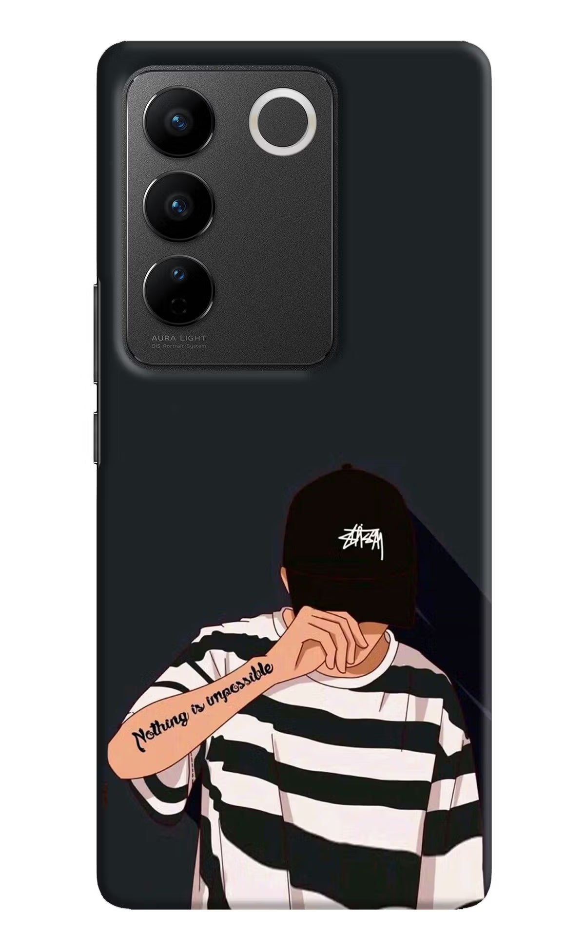 Aesthetic Boy Vivo V27/V27 Pro Hard Case Back Cover by Casekaro