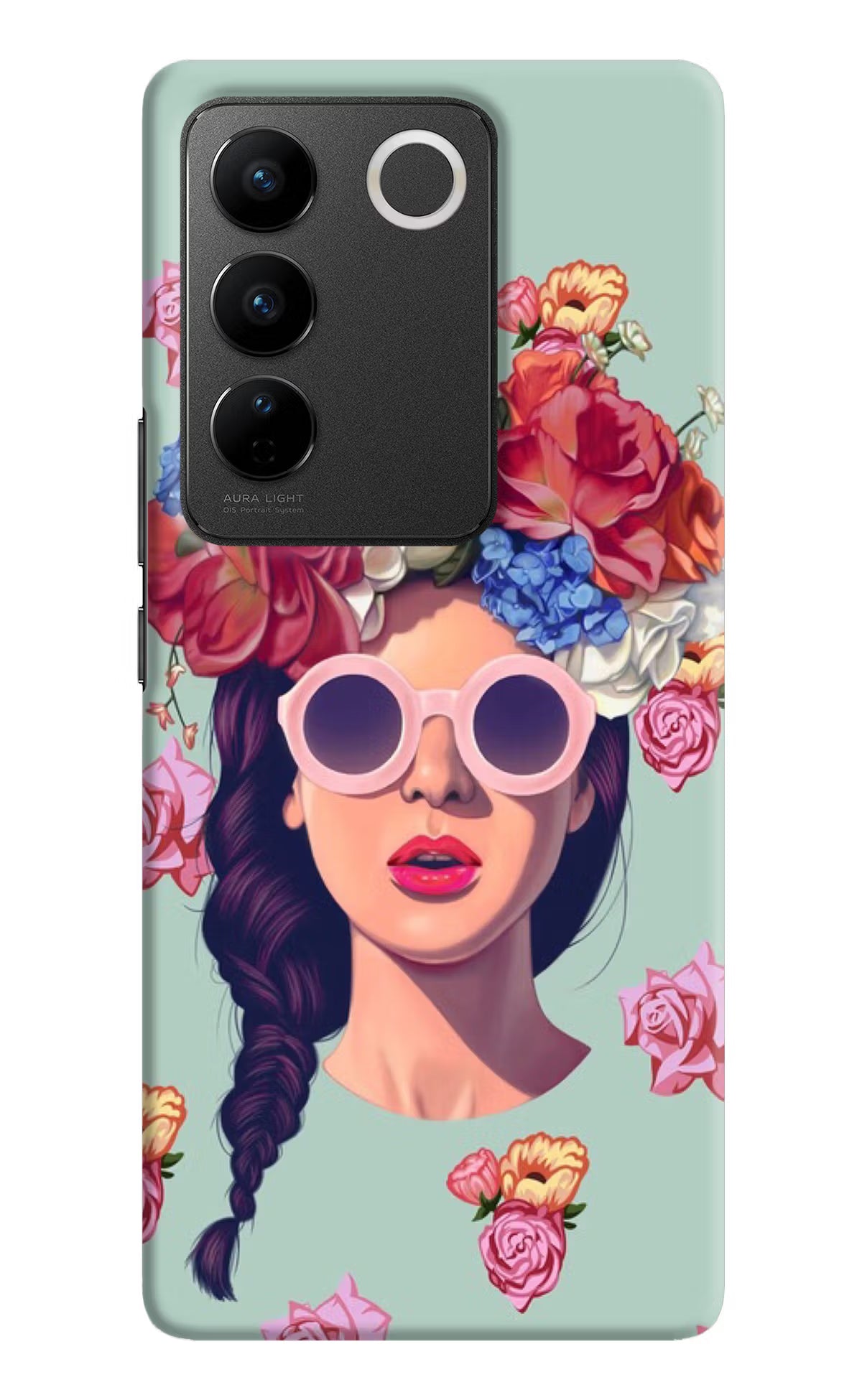Pretty Girl Vivo V27/V27 Pro Hard Case Back Cover by Casekaro