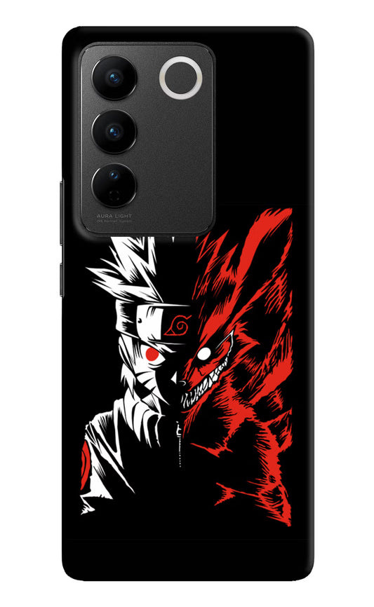 Naruto Two Face Vivo V27/V27 Pro Hard Case Back Cover by Casekaro