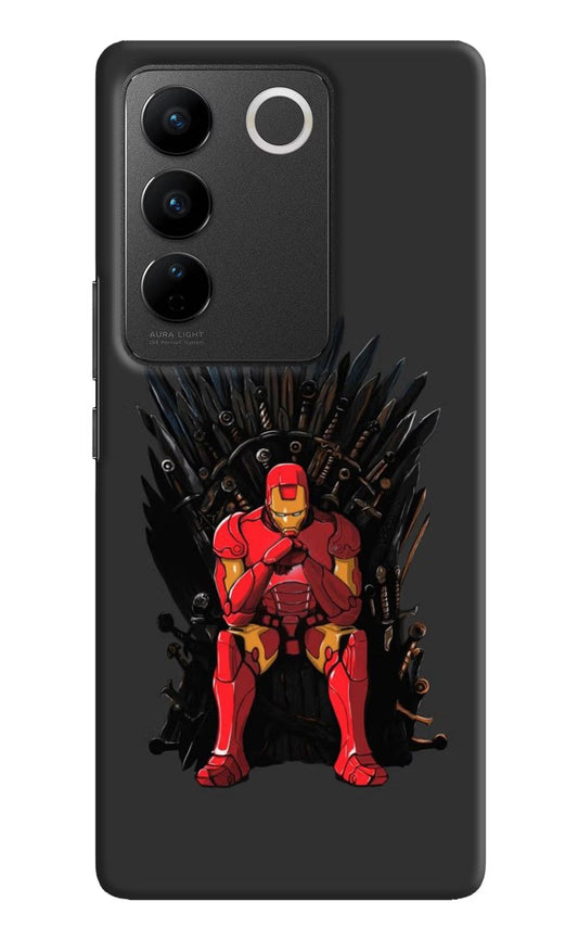 Ironman Throne Vivo V27/V27 Pro Hard Case Back Cover by Casekaro