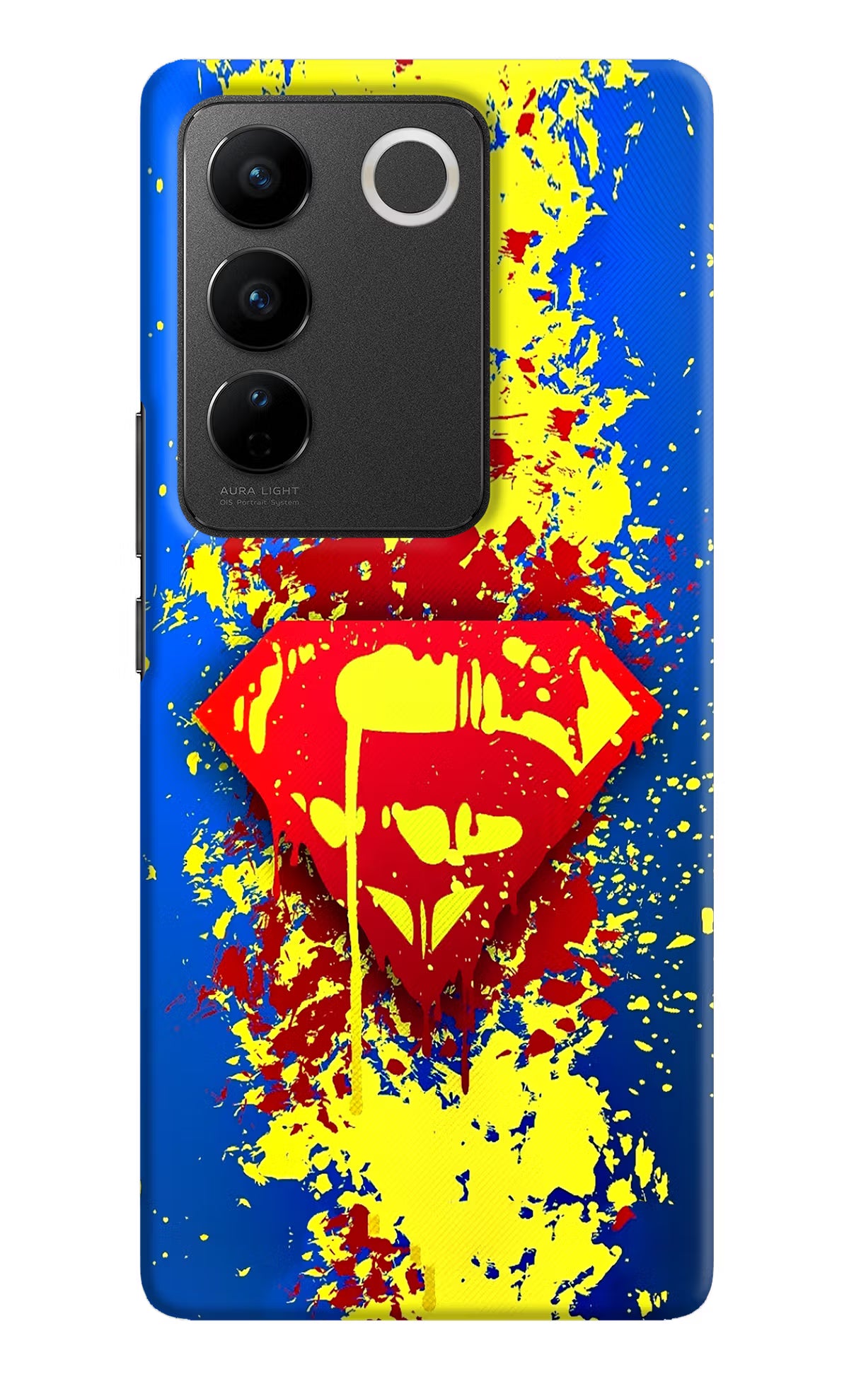 Superman logo Vivo V27/V27 Pro Hard Case Back Cover by Casekaro