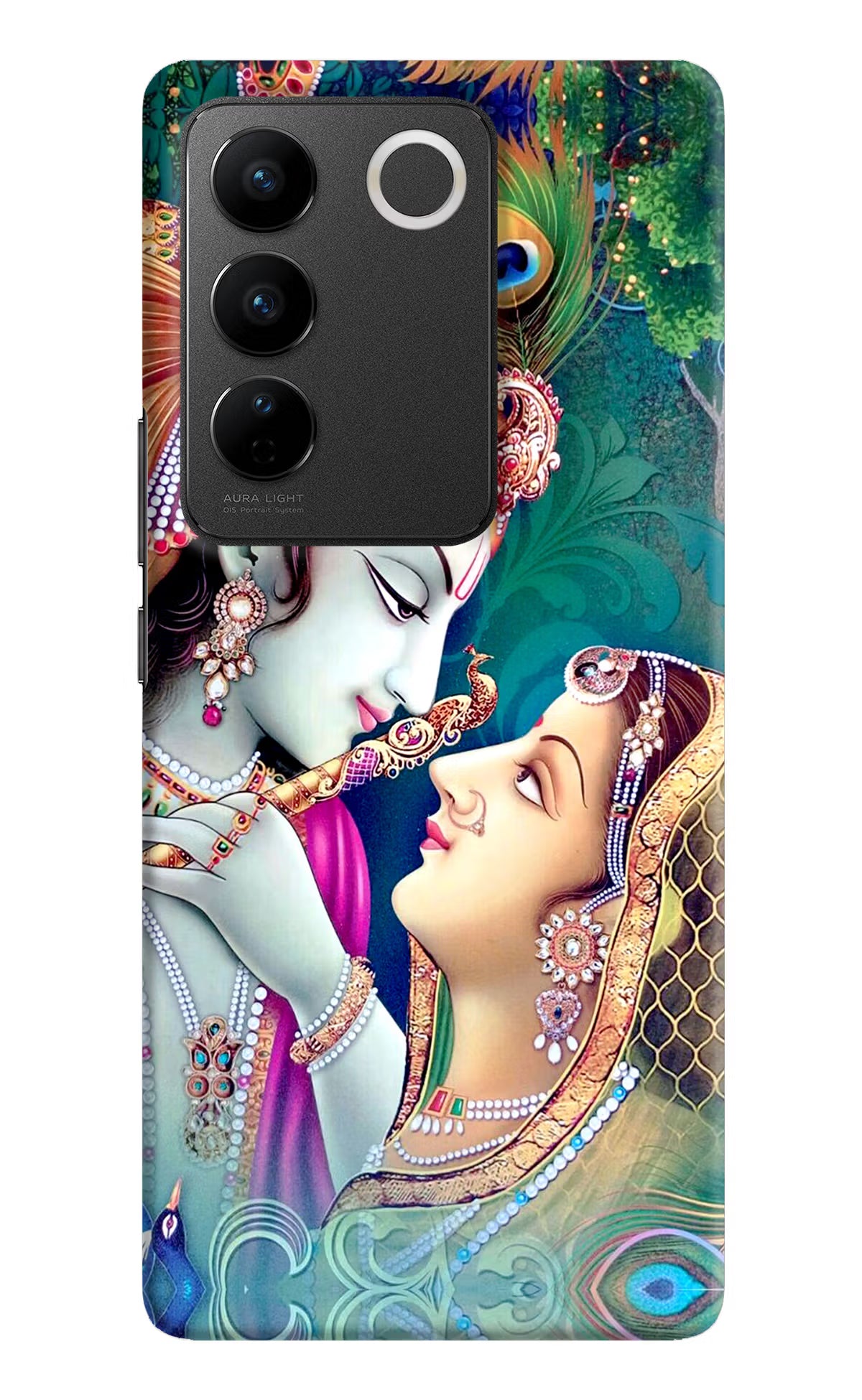 Lord Radha Krishna Vivo V27/V27 Pro Hard Case Back Cover by Casekaro