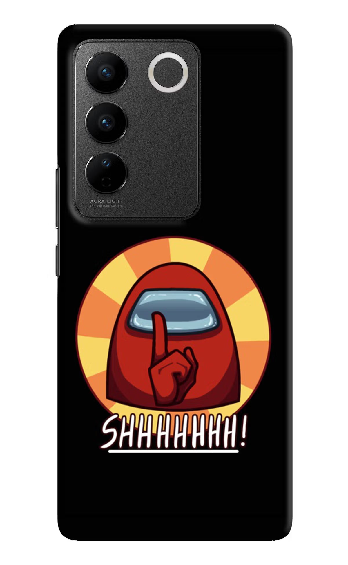 Among Us Shhh! Vivo V27/V27 Pro Hard Case Back Cover by Casekaro