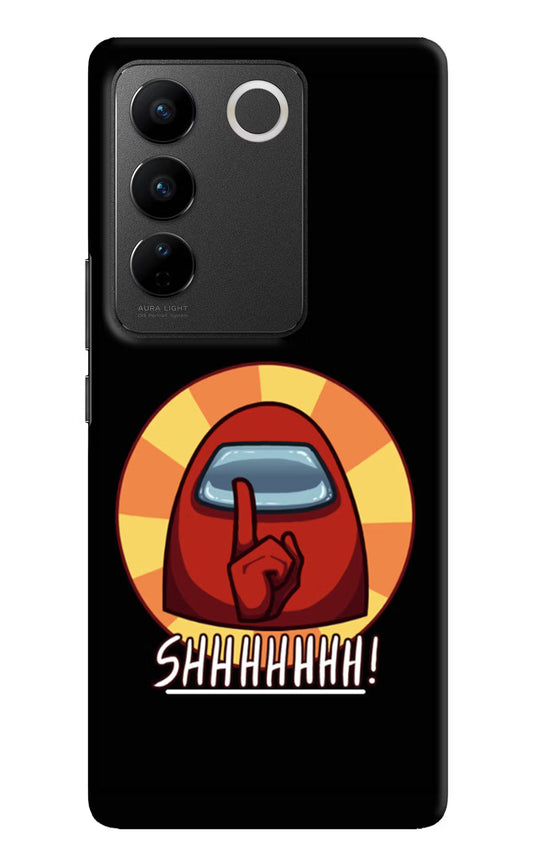 Among Us Shhh! Vivo V27/V27 Pro Hard Case Back Cover by Casekaro
