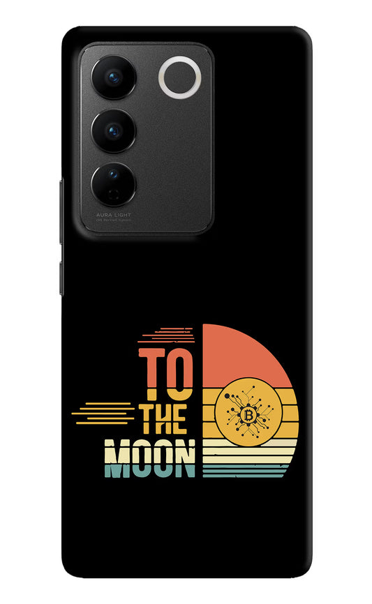 To the Moon Vivo V27/V27 Pro Hard Case Back Cover by Casekaro