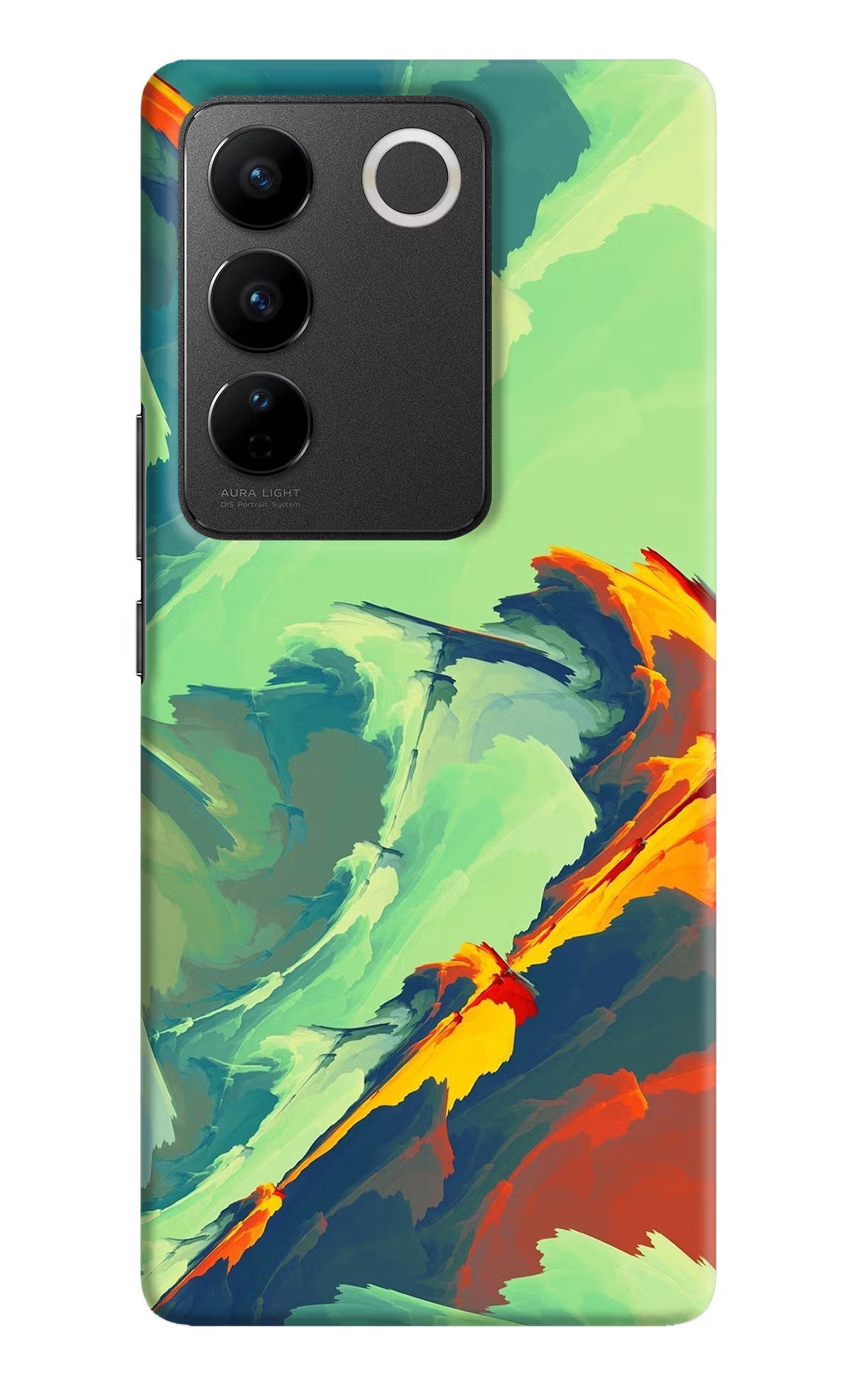 Paint Art Vivo V27/V27 Pro Hard Case Back Cover by Casekaro