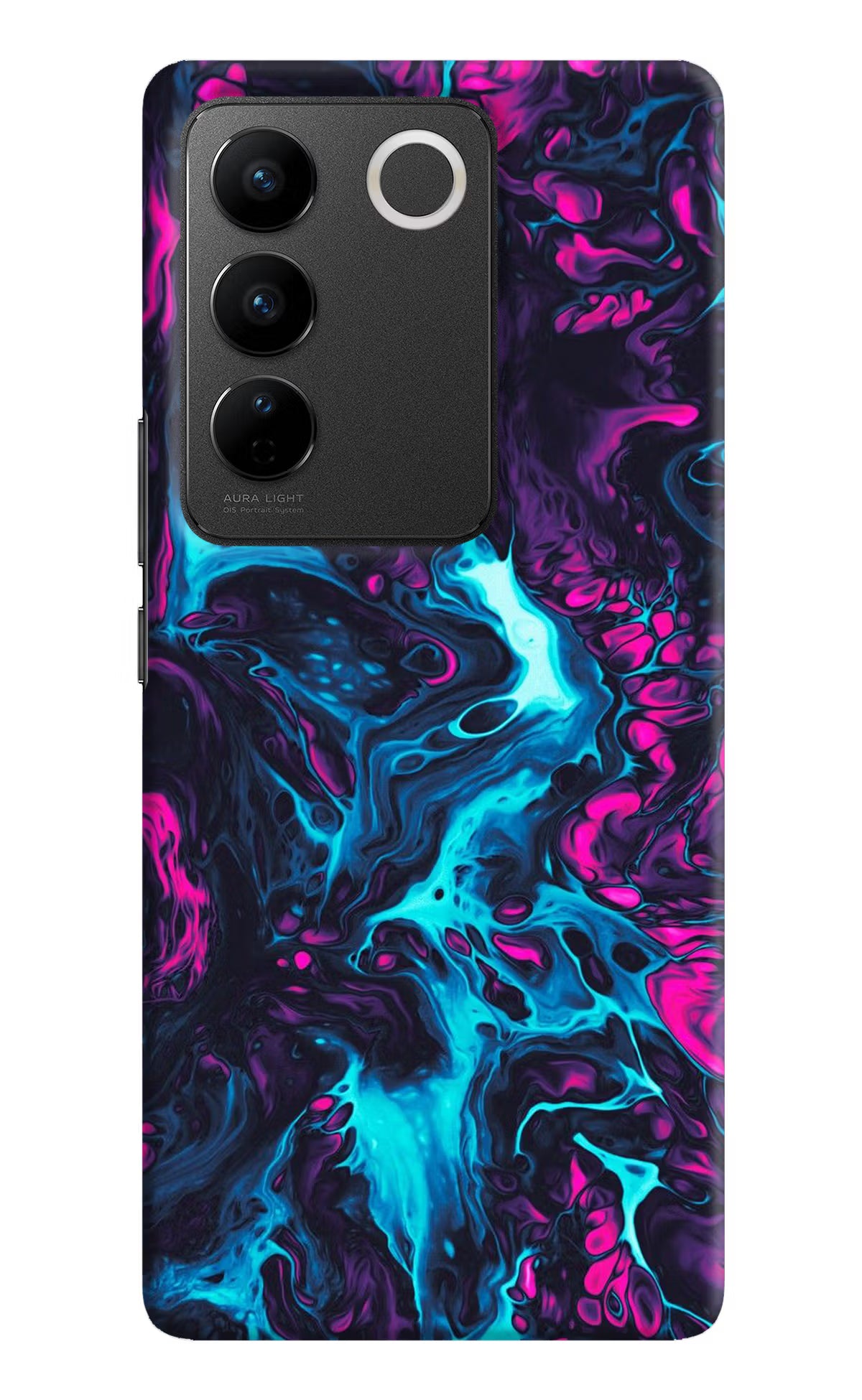 Abstract Vivo V27/V27 Pro Hard Case Back Cover by Casekaro