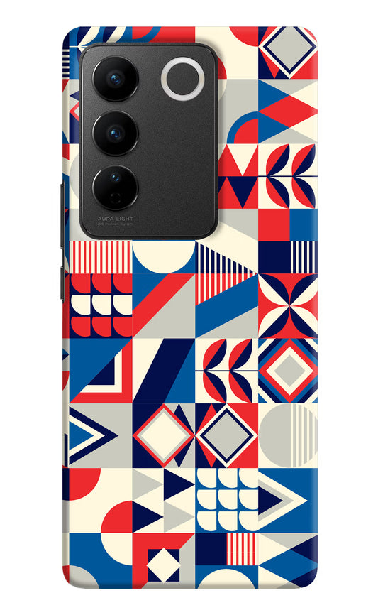 Colorful Pattern Vivo V27/V27 Pro Hard Case Back Cover by Casekaro