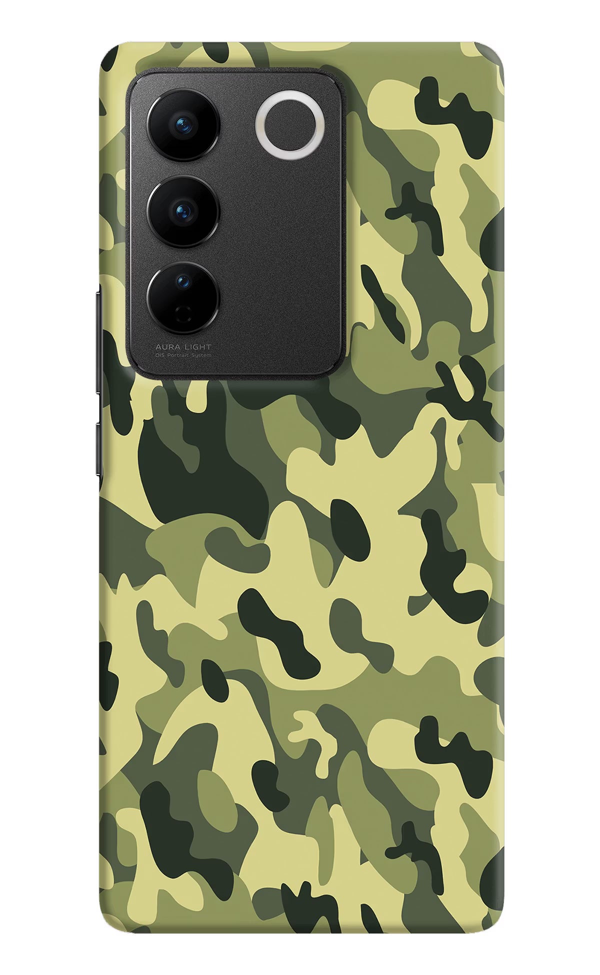 Camouflage Vivo V27/V27 Pro Hard Case Back Cover by Casekaro