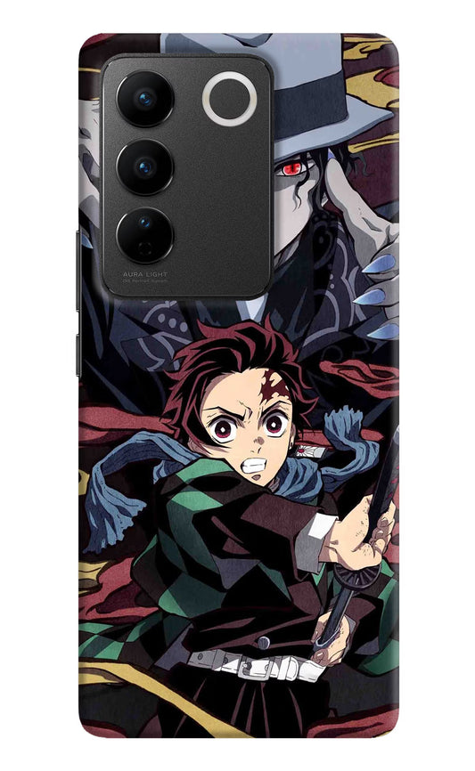 Demon Slayer Vivo V27/V27 Pro Hard Case Back Cover by Casekaro