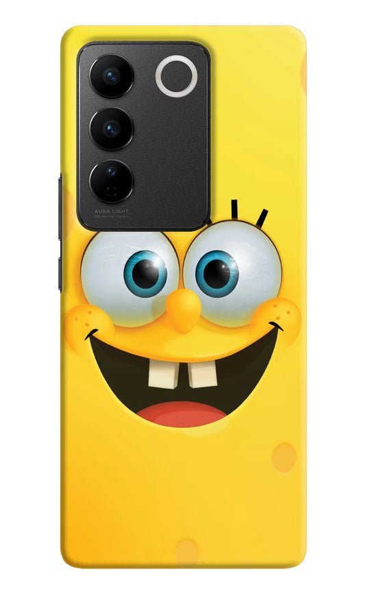 Sponge 1 Vivo V27/V27 Pro Hard Case Back Cover by Casekaro