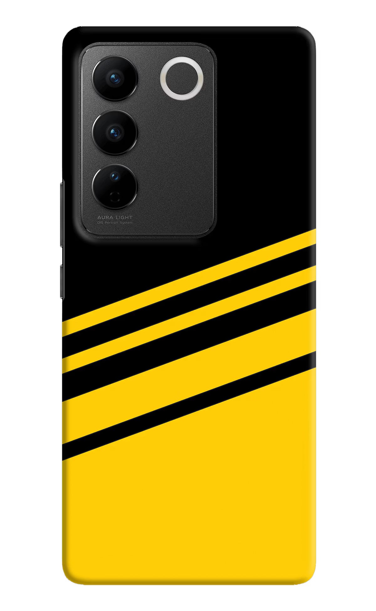 Yellow Shades Vivo V27/V27 Pro Hard Case Back Cover by Casekaro