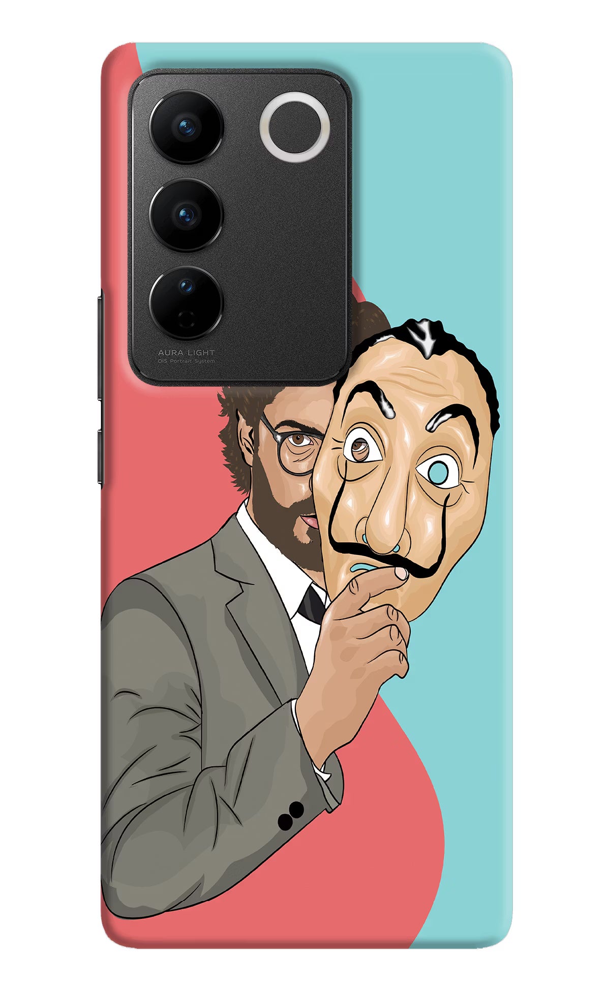 Professor Vivo V27/V27 Pro Hard Case Back Cover by Casekaro