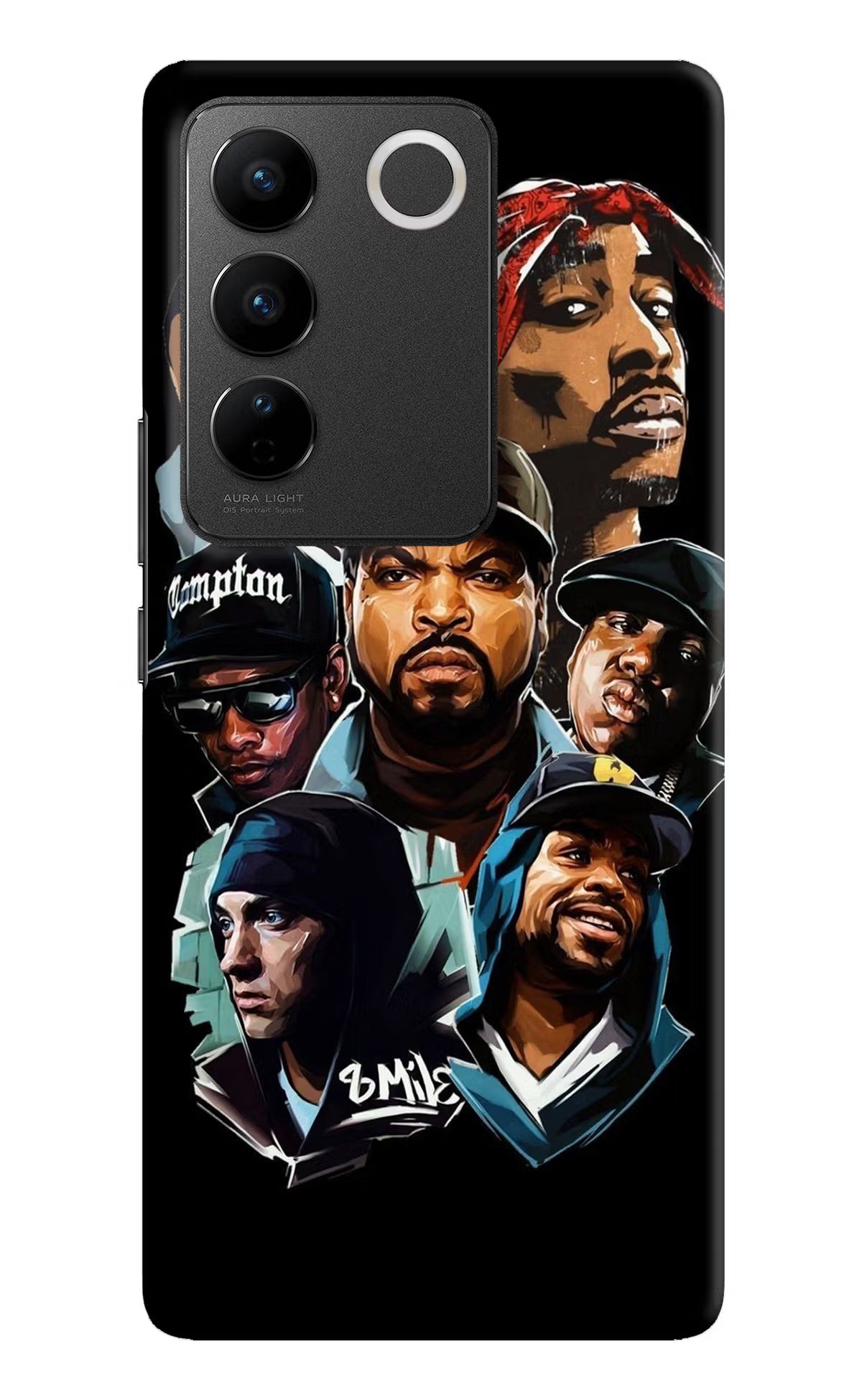 Rappers Vivo V27/V27 Pro Hard Case Back Cover by Casekaro