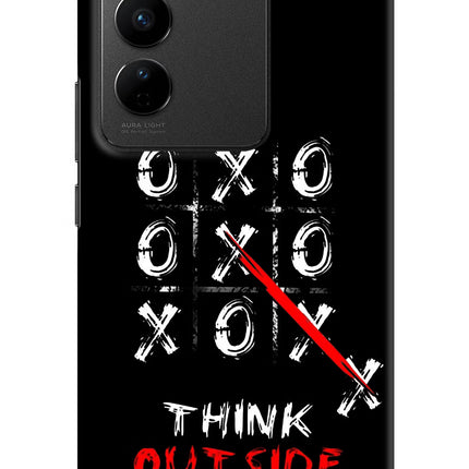 Think out of the BOX Vivo V27/V27 Pro Hard Case Back Cover by Casekaro