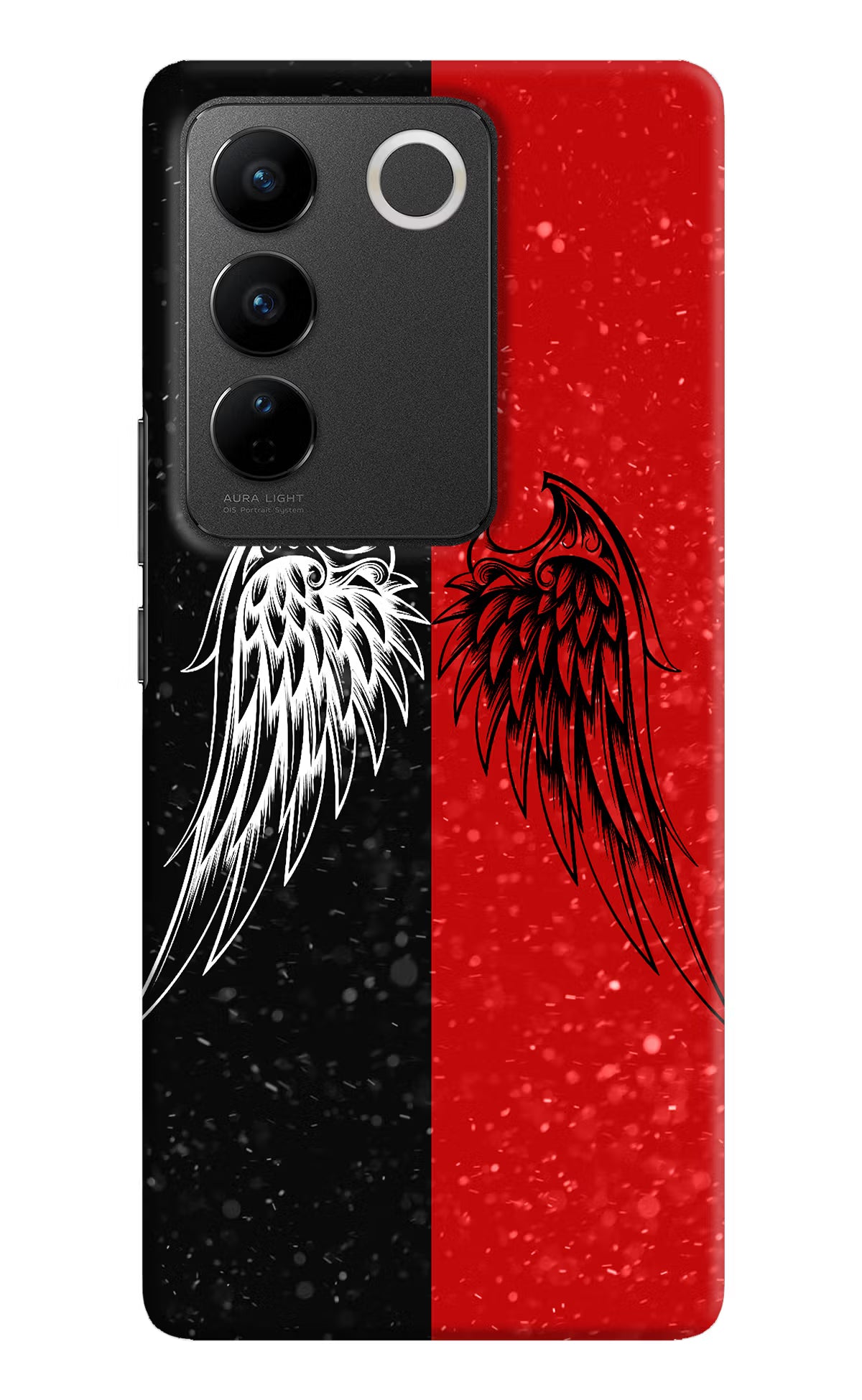 Wings Vivo V27/V27 Pro Hard Case Back Cover by Casekaro