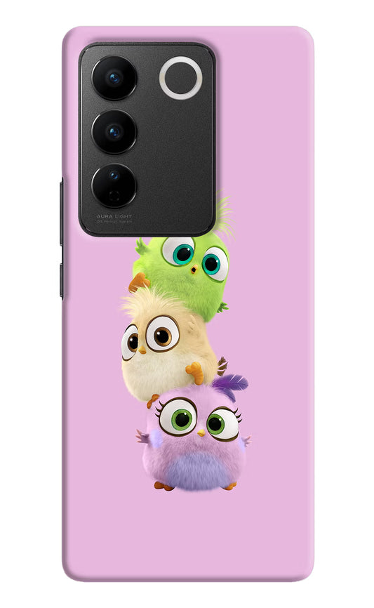 Cute Little Birds Vivo V27/V27 Pro Hard Case Back Cover by Casekaro