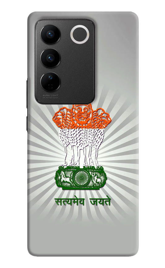 Satyamev Jayate Art Vivo V27/V27 Pro Hard Case Back Cover by Casekaro
