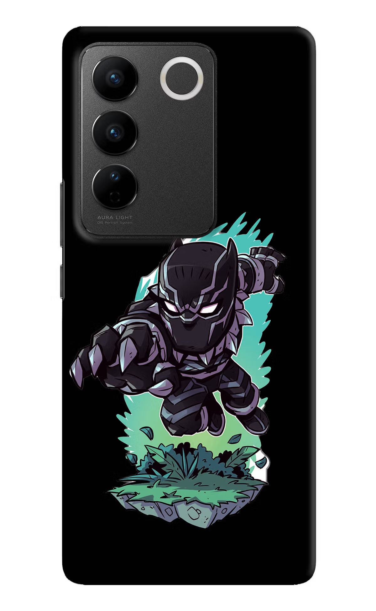 Black Panther Vivo V27/V27 Pro Hard Case Back Cover by Casekaro