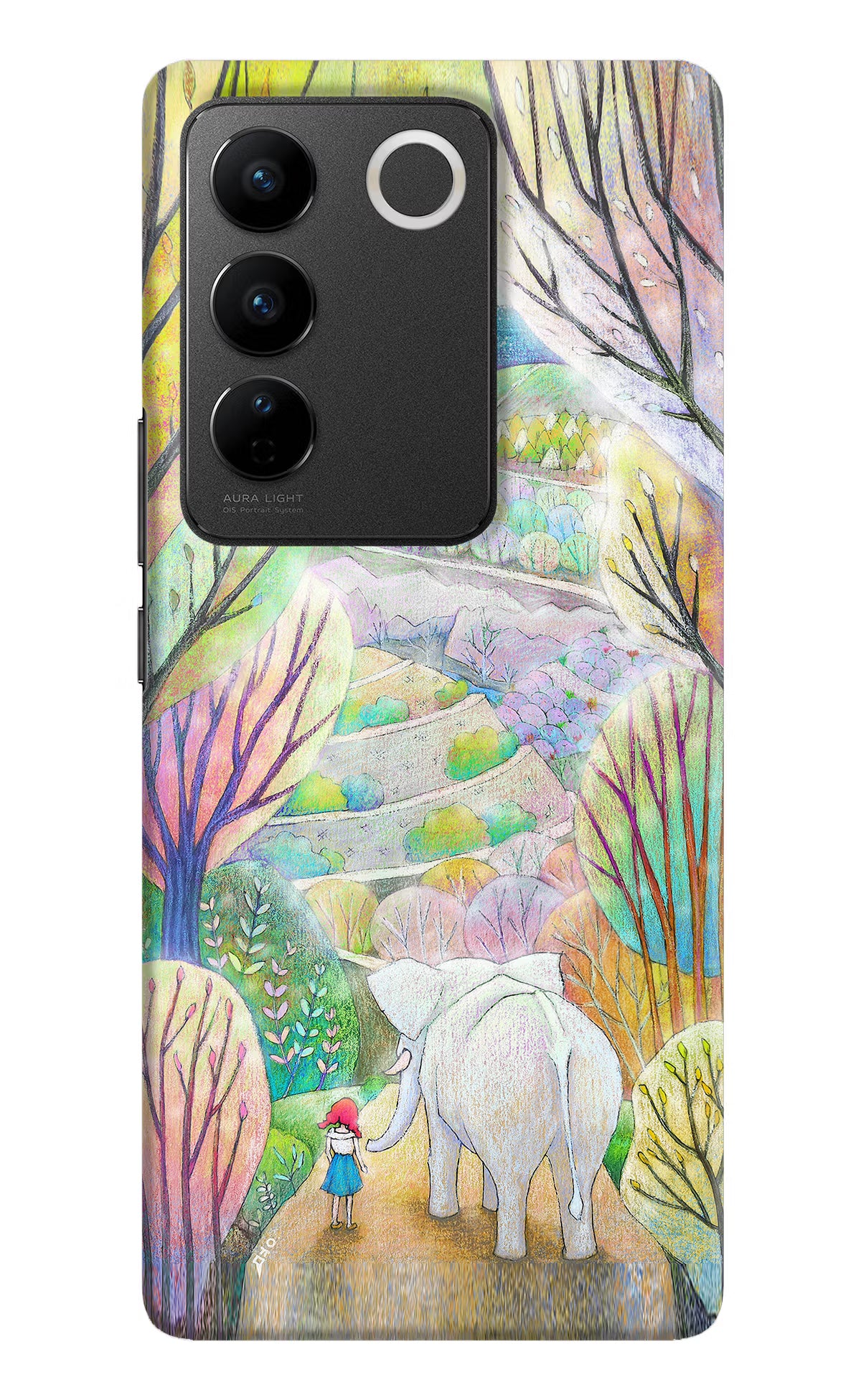 Nature Painting Vivo V27/V27 Pro Hard Case Back Cover by Casekaro