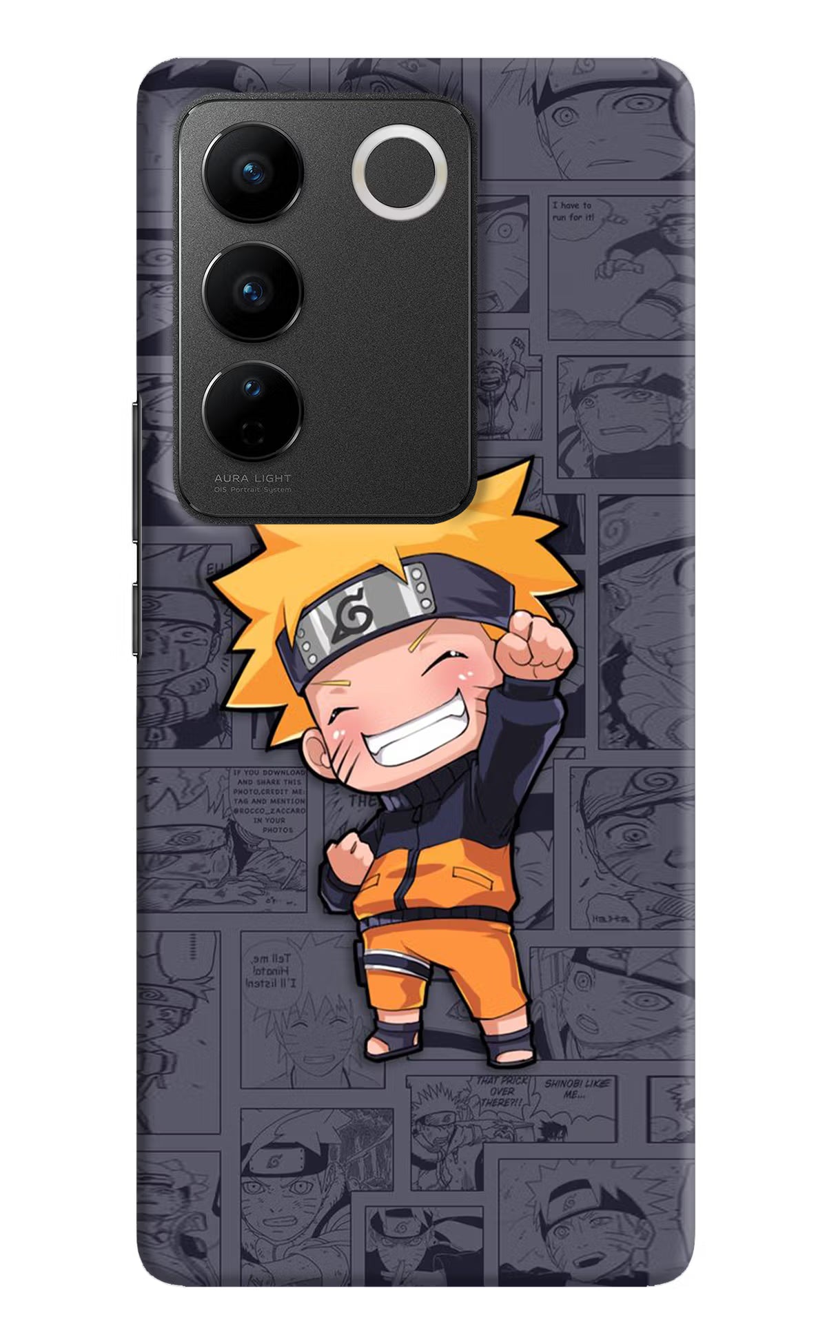 Chota Naruto Vivo V27/V27 Pro Hard Case Back Cover by Casekaro
