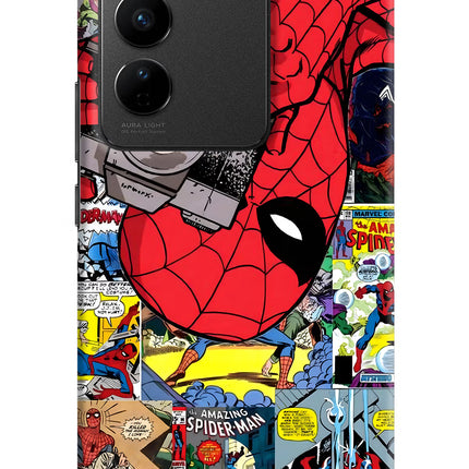 Spider Man Vivo V27/V27 Pro Hard Case Back Cover by Casekaro