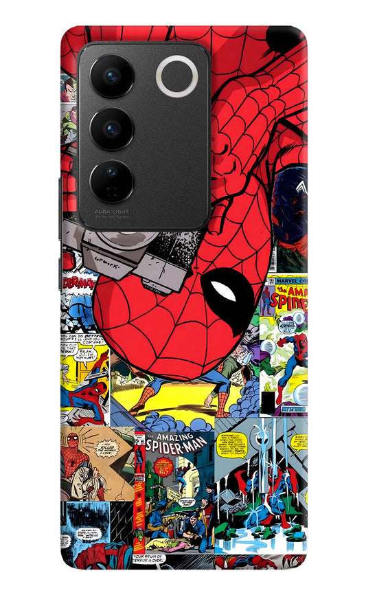 Spider Man Vivo V27/V27 Pro Hard Case Back Cover by Casekaro