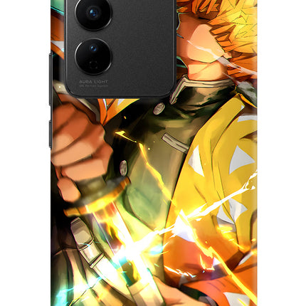 Demon Slayer Vivo V27/V27 Pro Hard Case Back Cover by Casekaro