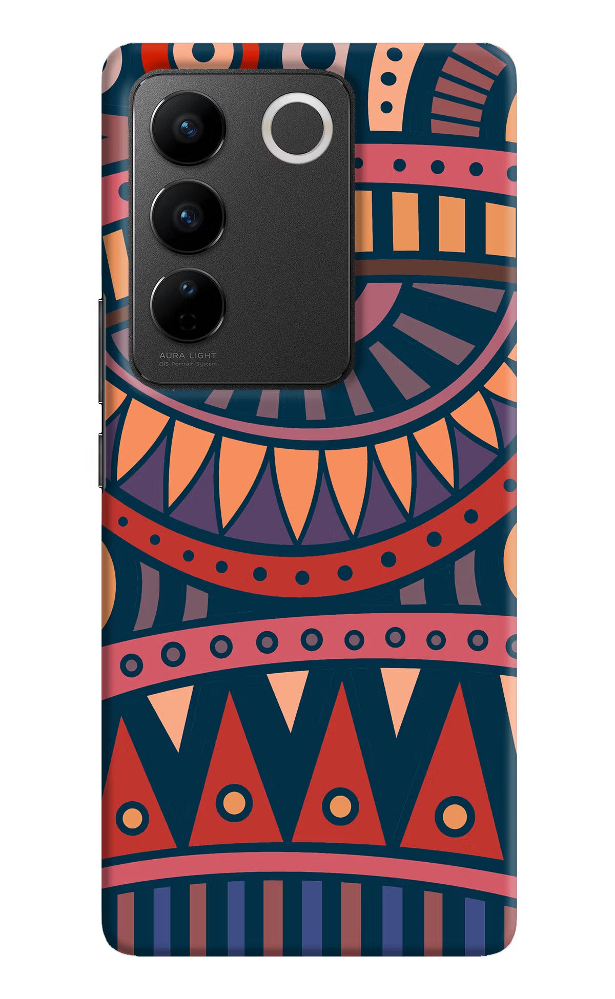 African Culture Design Vivo V27/V27 Pro Hard Case Back Cover by Casekaro